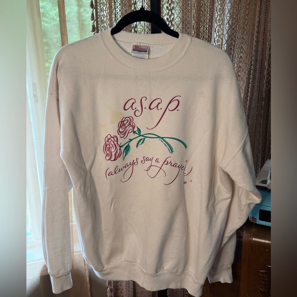 VTG Hanes Cream Crewneck